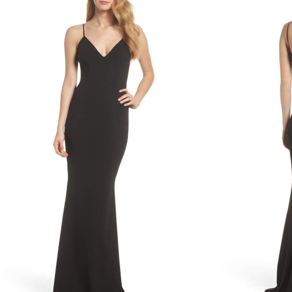Katie May black fitted dress